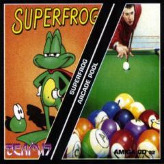 Arcade Pool / Superfrog - CD32 Cover & Box Art