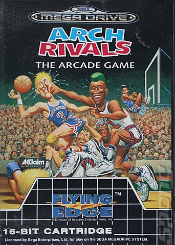 Arch Rivals - Sega Megadrive Cover & Box Art