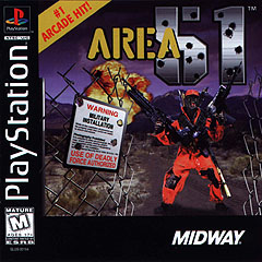 Area 51 - PlayStation Cover & Box Art