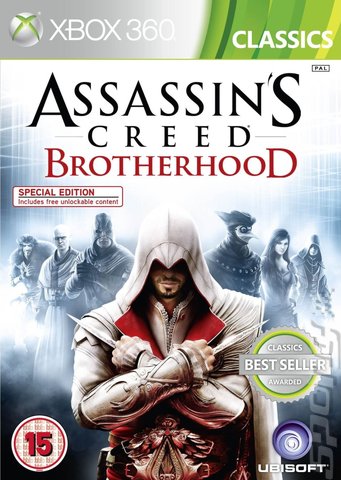 Assassin's Creed: Brotherhood - Xbox 360 Cover & Box Art