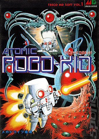 Atomic Robo-Kid - Sega Megadrive Cover & Box Art