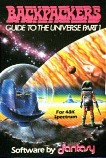 Backpackers Guide to the Universe - Spectrum 48K Cover & Box Art