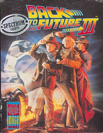 Back to the Future Part III - Spectrum 48K Cover & Box Art