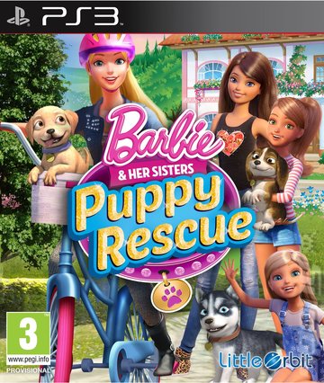 Barbie and Her Sisters: Puppy Rescue - PS3 Cover & Box Art