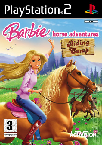 Barbie Horse Adventures: Riding Camp - PS2 Cover & Box Art