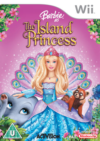 Barbie As The Island Princess - Wii Cover & Box Art