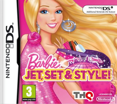 Barbie: Jet, Set & Style  - DS/DSi Cover & Box Art