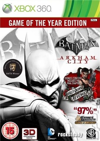Batman: Arkham City: Game of the Year Edition - Xbox 360 Cover & Box Art