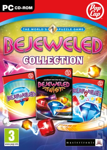 Bejeweled Pack: Bejeweled, Bejeweled 2 & Bejeweled Twist - PC Cover & Box Art