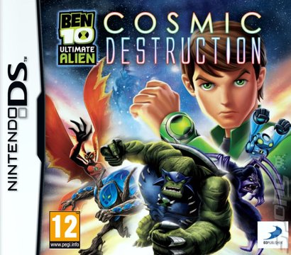 Ben 10 Ultimate Alien: Cosmic Destruction - DS/DSi Cover & Box Art