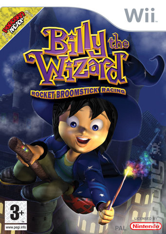 Billy the Wizard: Rocket Broomstick Racing - Wii Cover & Box Art
