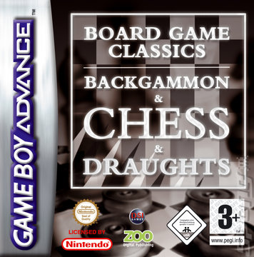 Board Game Classics: Backgammon & Chess & Draughts - GBA Cover & Box Art