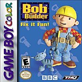 Bob The Builder: Fix It Fun - Game Boy Color Cover & Box Art