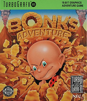 Bonk's Adventure - NEC PC Engine Cover & Box Art