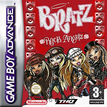 Bratz: Rock Angelz - GBA Cover & Box Art