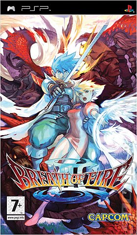 Breath of Fire III - PSP Cover & Box Art