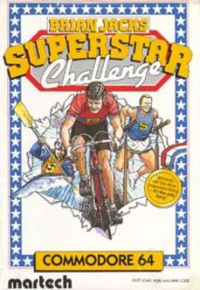 Brian Jacks Superstar Challenge - C64 Cover & Box Art