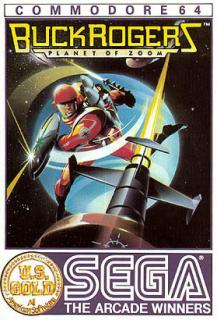 Buck Rogers: Planet of Zoom - C64 Cover & Box Art