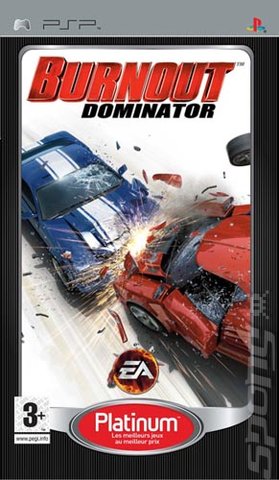 Burnout Dominator - PSP Cover & Box Art