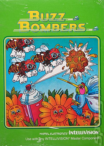 Buzz Bombers - Intellivision Cover & Box Art