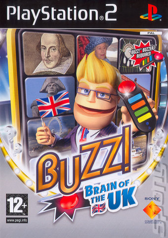 Buzz!: Brain of the UK - PS2 Cover & Box Art