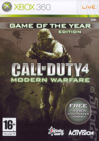 Call of Duty 4 Modern Warfare: Game of the Year Edition - Xbox 360 Cover & Box Art
