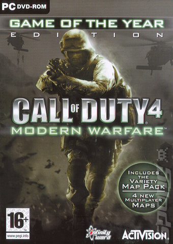 Call of Duty 4 Modern Warfare: Game of the Year Edition - PC Cover & Box Art