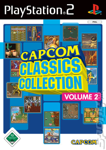 Capcom Classics Collection Volume 2 - PS2 Cover & Box Art