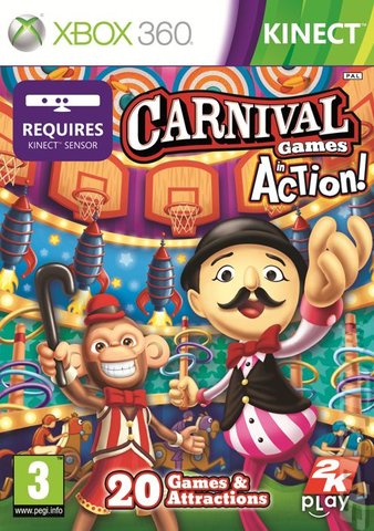 Carnival Games: In Action! - Xbox 360 Cover & Box Art