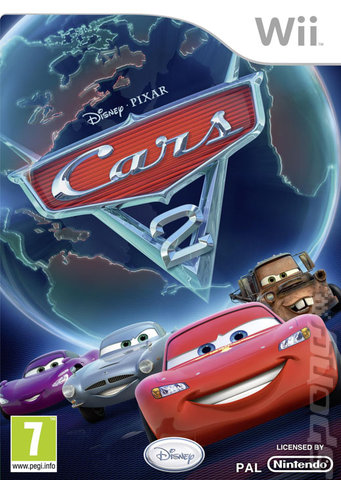Cars 2: The Video Game - Wii Cover & Box Art