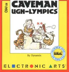 Caveman Ugh-Lympics - C64 Cover & Box Art