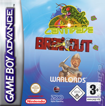 Centipede & Breakout & Warlords - GBA Cover & Box Art