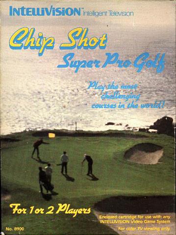 Chip Shot Super Golf - Intellivision Cover & Box Art