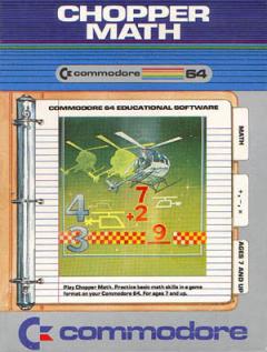 Chopper Math - C64 Cover & Box Art