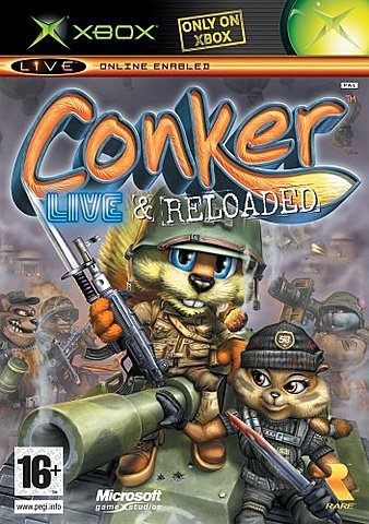 Conker: Live and Reloaded - Xbox Cover & Box Art