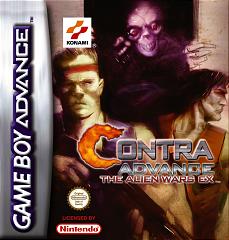 Contra Advance - The Alien Wars Ex - GBA Cover & Box Art