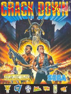 Crack Down - C64 Cover & Box Art