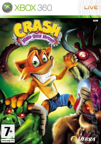 Crash Bandicoot: Mind Over Mutant - Xbox 360 Cover & Box Art