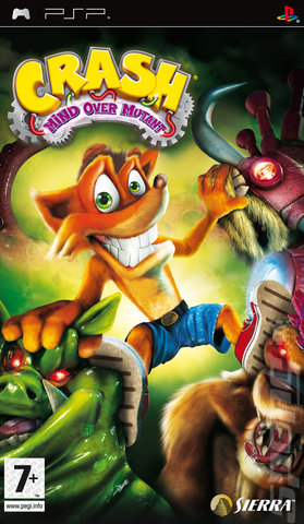 Crash Bandicoot: Mind Over Mutant - PSP Cover & Box Art