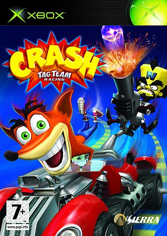 Crash Tag Team Racing - Xbox Cover & Box Art