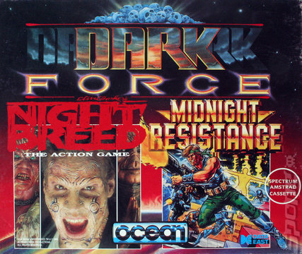 Dark Force - Spectrum 48K Cover & Box Art