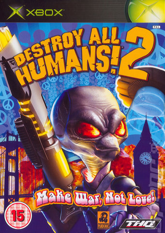 Destroy All Humans! 2 - Xbox Cover & Box Art