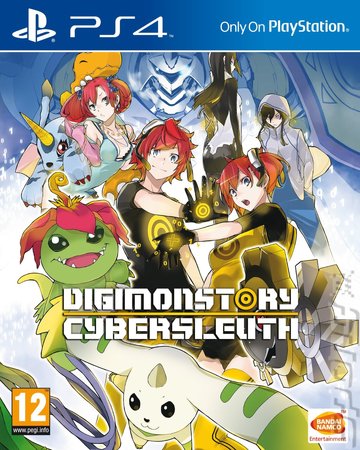 Digimon Story: Cyber Sleuth - PS4 Cover & Box Art