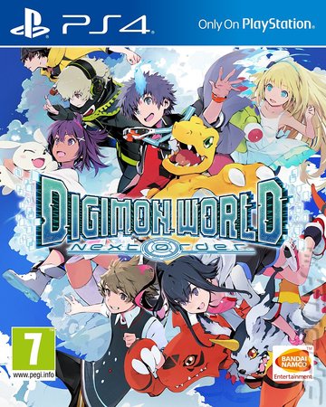 Digimon World: Next Order - PS4 Cover & Box Art
