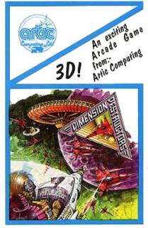 Dimension Destructors - Spectrum 48K Cover & Box Art