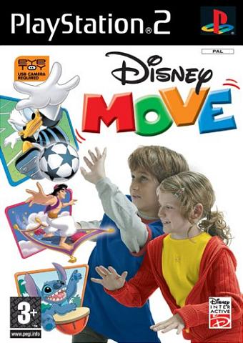 Disney Move - PS2 Cover & Box Art