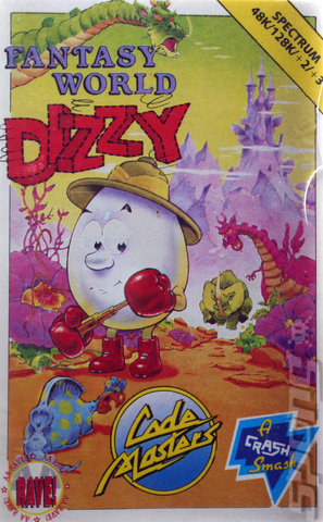 Dizzy 3: Fantasy World - Spectrum 48K Cover & Box Art