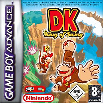 DK: King of Swing - GBA Cover & Box Art