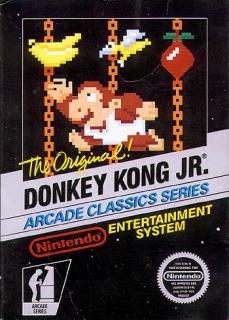 Donkey Kong Junior - NES Cover & Box Art