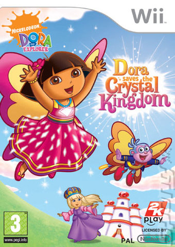 Dora the Explorer: Dora Saves the Crystal Kingdom - Wii Cover & Box Art